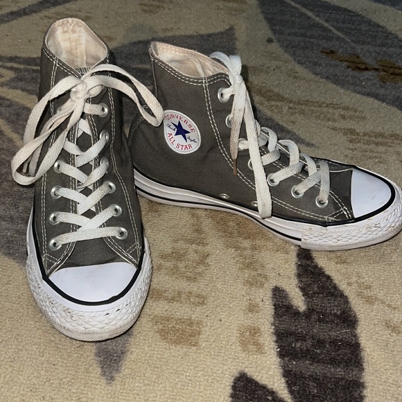 Grey converse high tops - Picture 2 of 10